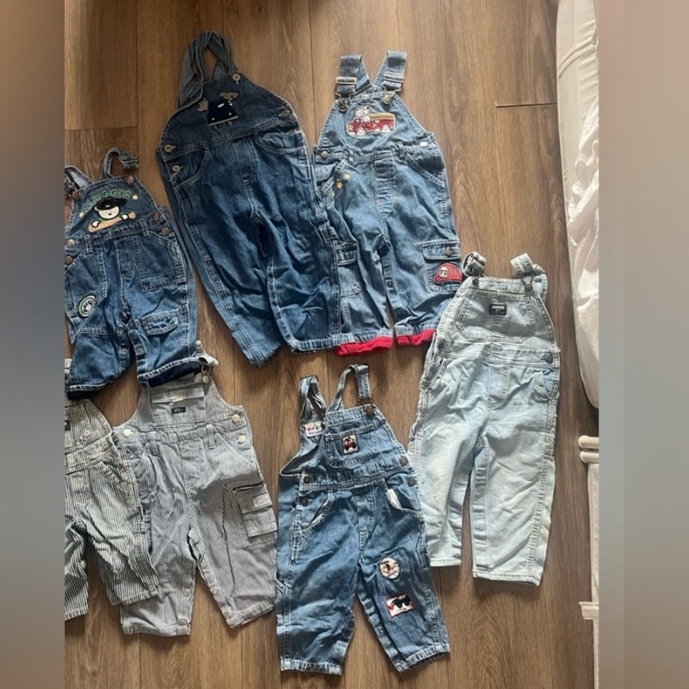 Vintage overalls lot size 3M-2T